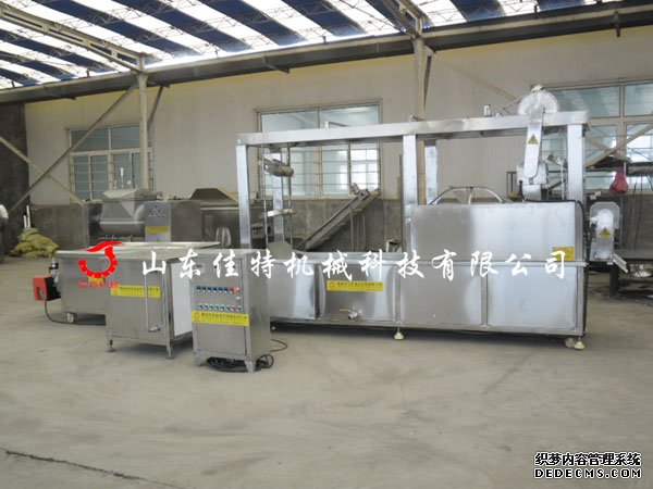 定制型炸面條/莜面專用油炸流水線
